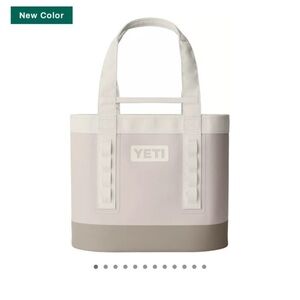 YETI Women's Tote Bag - Cream and Brown